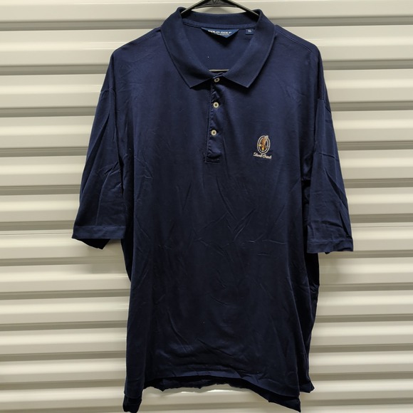 Polo Golf Ralph Lauren Size XL Mens Navy Blue Pima Cotton Shoal Creek Polo Shirt — photo 2